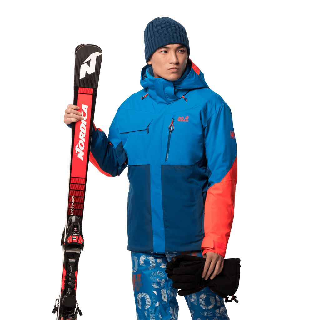 Jack Wolfskin GREAT SNOW Vestes Homme Bleu - KDMLVTF-13